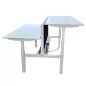 ELITE PROGRESS BACK │ Bureaux électriques L. 160 cm structure partagée - 2 postes - cloison incluse ELITE PROGRESS BACK │ Bureaux électriques L. 160 cm structure partagée - 2 postes - cloison incluse
