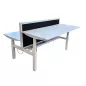 ELITE PROGRESS BACK │ Bureaux électriques L. 160 cm structure partagée - 2 postes - cloison incluse ELITE PROGRESS BACK │ Bureaux électriques L. 160 cm structure partagée - 2 postes - cloison incluse
