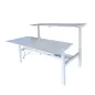 ELITE PROGRESS BACK │ Bureaux électriques L. 180 cm structure partagée - 2 postes - sans cloison ELITE PROGRESS BACK │ Bureaux électriques L. 180 cm structure partagée - 2 postes - sans cloison