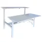 ELITE PROGRESS BACK │ Bureaux électriques L. 180 cm structure partagée - 2 postes - sans cloison ELITE PROGRESS BACK │ Bureaux électriques L. 180 cm structure partagée - 2 postes - sans cloison
