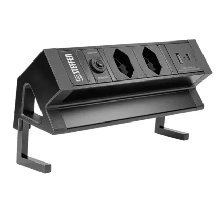 STEFFEN│ALU DESK NOIR