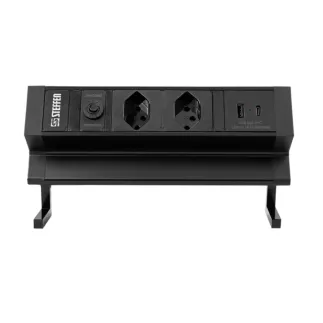 STEFFEN│ALU DESK NOIR