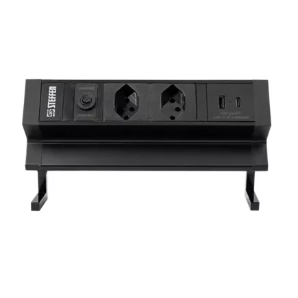 STEFFEN│ALU DESK NOIR