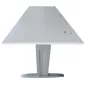 IDOL│Bureau droit L180 x p80│Blanc/gris aluminium