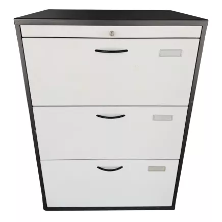 ELAN│Classeur - Crédence à dossiers suspendus│Gris anthracite/gris clair