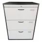 ELAN│Classeur - Crédence à dossiers suspendus│Gris anthracite/gris clair ELAN│Classeur - Crédence à dossiers suspendus│Gris anthracite/gris clair