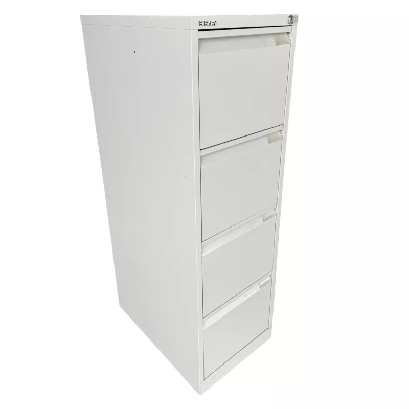 BISLEY│Classeur à dossiers suspendus H132,5 cm - 4 tiroirs│Gris clair BISLEY│Classeur à dossiers suspendus H132,5 cm - 4 tiroirs│Gris clair