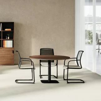 ELOISE│Table ronde pied central│100 cm│3-4 personnes