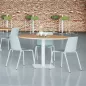 ELOISE│Table ronde pied central│120 cm│4-5 personnes