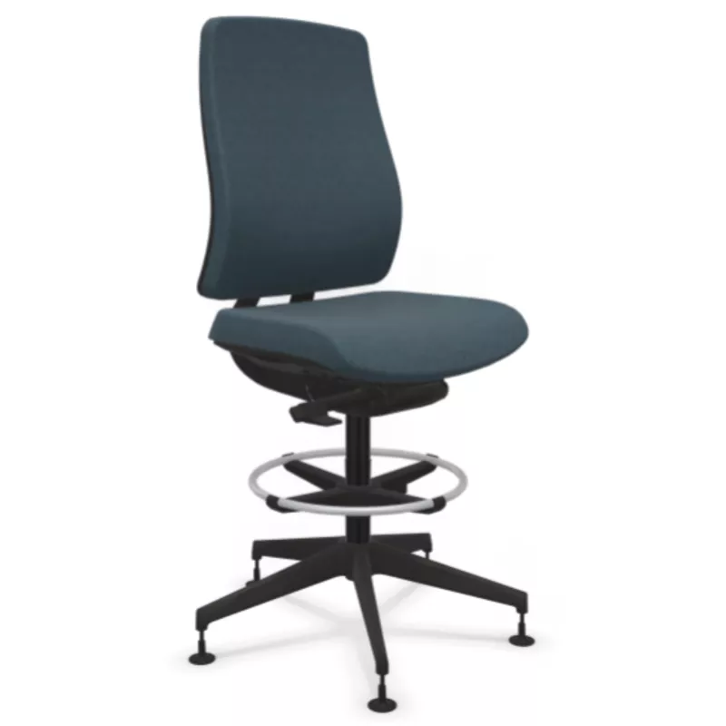 OSCAR 2 TISSU│Fauteuil dessinateur sans accoudoirs