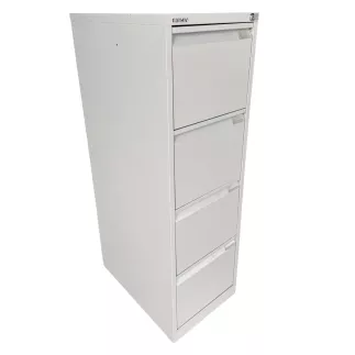BISLEY│Classeur à dossiers suspendus H132,5 cm - 4 tiroirs│Gris souris