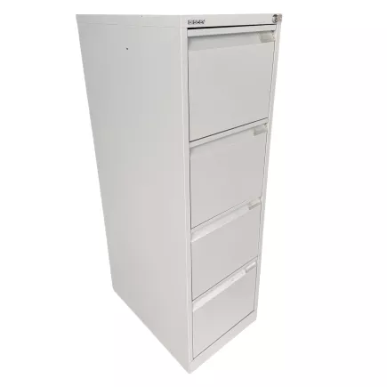 BISLEY│Classeur à dossiers suspendus H132,5 cm - 4 tiroirs│Gris souris