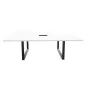PRESTIGE│Table de conférence L240 cm - 8 à 10 personnes│Coloris à choix