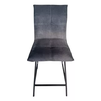 SANMA│Tabouret H97 cm│Gris anthracite/Noir