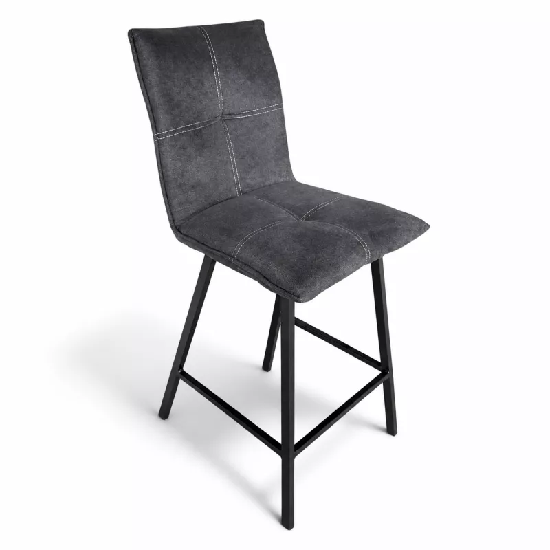 SANMA│Tabouret H97 cm│Gris anthracite/Noir SANMA│Tabouret H97 cm│Gris anthracite/Noir