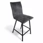 SANMA│Tabouret H97 cm│Gris anthracite/Noir SANMA│Tabouret H97 cm│Gris anthracite/Noir