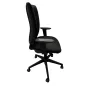 NET@WORK│Fauteuil de travail accoudoirs│Tissu noir NET@WORK│Fauteuil de travail accoudoirs│Tissu noir