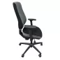 TERGON│Modèle T4.0 TwinComfort - Fauteuil de travail avec accoudoirs│Tissu noir/gris foncé TERGON│Modèle T4.0 TwinComfort - Fauteuil de travail avec accoudoirs│Tissu noir/gris foncé