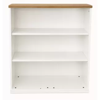 KOENIG NEURATH│Bibliothèque basse ACTA│L100xH110 cm│Blanc/chêne clair