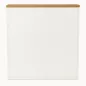 KOENIG NEURATH│Bibliothèque basse ACTA│L100xH110 cm│Blanc/chêne clair KOENIG NEURATH│Bibliothèque basse ACTA│L100xH110 cm│Blanc/chêne clair