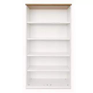 KOENIG NEURATH│Bibliothèque haute│L100xH183 cm│Blanc/chêne clair