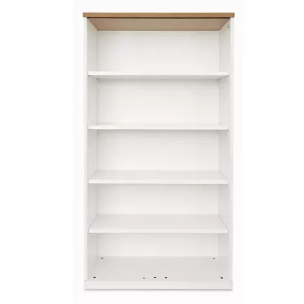 KOENIG NEURATH│Bibliothèque haute│L100xH183 cm│Blanc/chêne clair