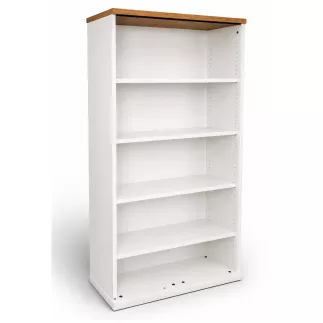 KOENIG NEURATH│Bibliothèque haute│L100xH183 cm│Blanc/chêne clair