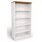 KOENIG NEURATH│Bibliothèque haute│L100xH183 cm│Blanc/chêne clair KOENIG NEURATH│Bibliothèque haute│L100xH183 cm│Blanc/chêne clair