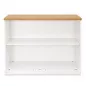 KOENIG NEURATH│Bibliothèque basse ACTA│L100 x H75 cm│Blanc/bois KOENIG NEURATH│Bibliothèque basse ACTA│L100 x H75 cm│Blanc/bois
