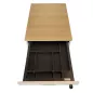 KOENIG NEURATH│Caisson mobile 4 tiroirs│Profondeur 60 cm│Blanc/chêne clair KOENIG NEURATH│Caisson mobile 4 tiroirs│Profondeur 60 cm│Blanc/chêne clair