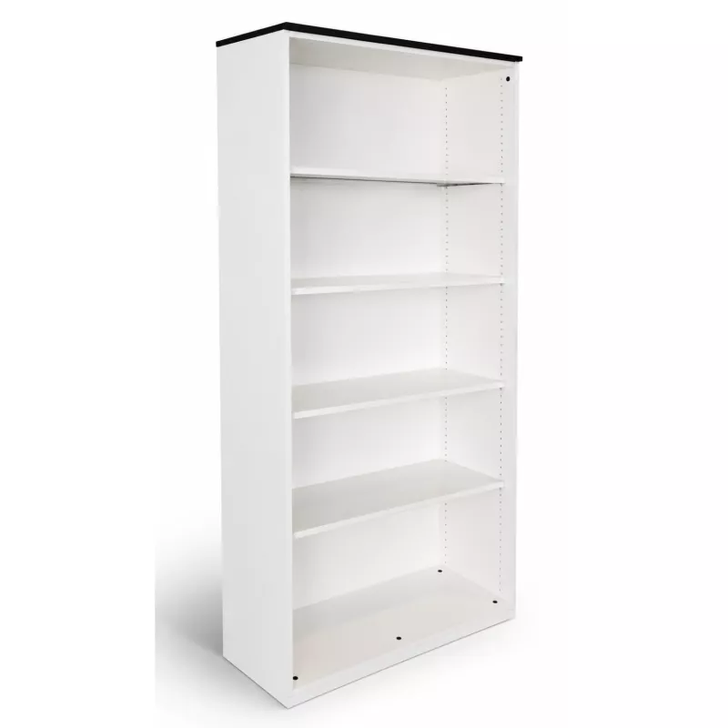 KOENIG NEURATH│Bibliothèque haute ouverte ACTA│Largeur 100 cm│Blanc/Noir