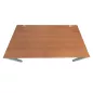 KOENIG NEURATH│Bureau droit réglable L160 x p80 cm│Chêne clair/Blanc