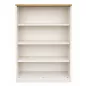 KOENIG NEURATH│Bibliothèque mi-haute ouverte ACTA│Largeur 100 cm│Blanc/Chêne clair