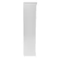 MDD│Bibliothèque haute│L100 x H181 cm│Blanc/Gris aluminium