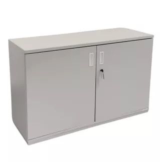 KOENIG NEURATH│Armoire basse 2 portes ACTA│L120 x H75 cm│Gris