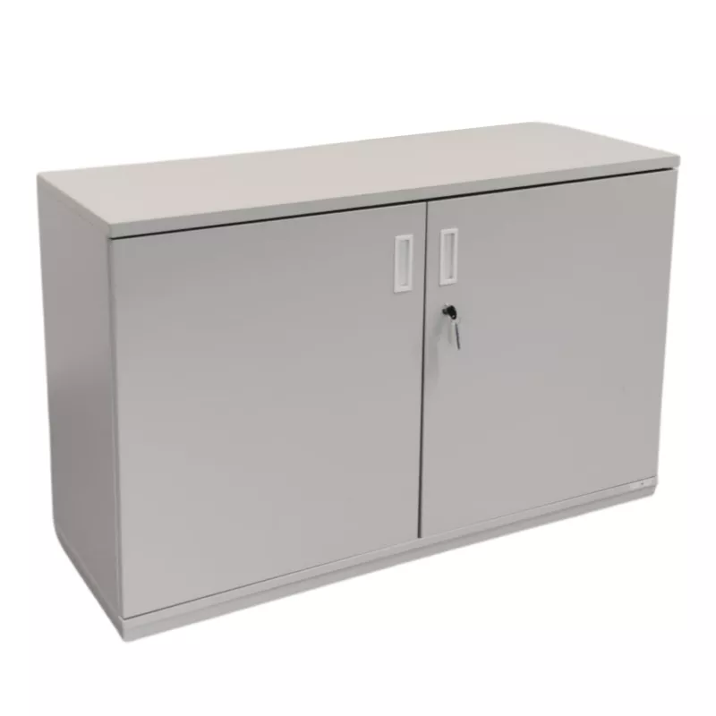 KOENIG NEURATH│Armoire basse 2 portes ACTA│L120 x H75 cm│Gris