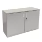 KOENIG NEURATH│Armoire basse 2 portes ACTA│L120 x H75 cm│Gris