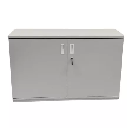 KOENIG NEURATH│Armoire basse 2 portes ACTA│L120 x H75 cm│Gris
