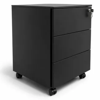 KOENIG NEURATH│Caisson mobile 3 tiroirs │P 60 cm│Noir