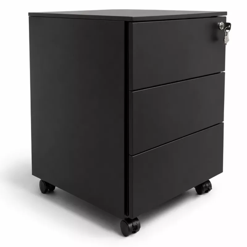 KOENIG NEURATH│Caisson mobile 3 tiroirs │P 60 cm│Noir