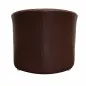 SANMA │Fauteuil accueil/chauffeuse 1 place│Cuir marron SANMA │Fauteuil accueil/chauffeuse 1 place│Cuir marron