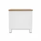 KOENIG NEURATH│Bibliothèque basse ACTA│L100 x H49,5 cm│Blanc/Chêne clair