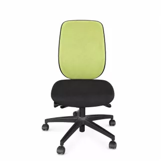 GIROFLEX 353-8029│Fauteuil ergonomique sans accoudoirs│Vert/Noir