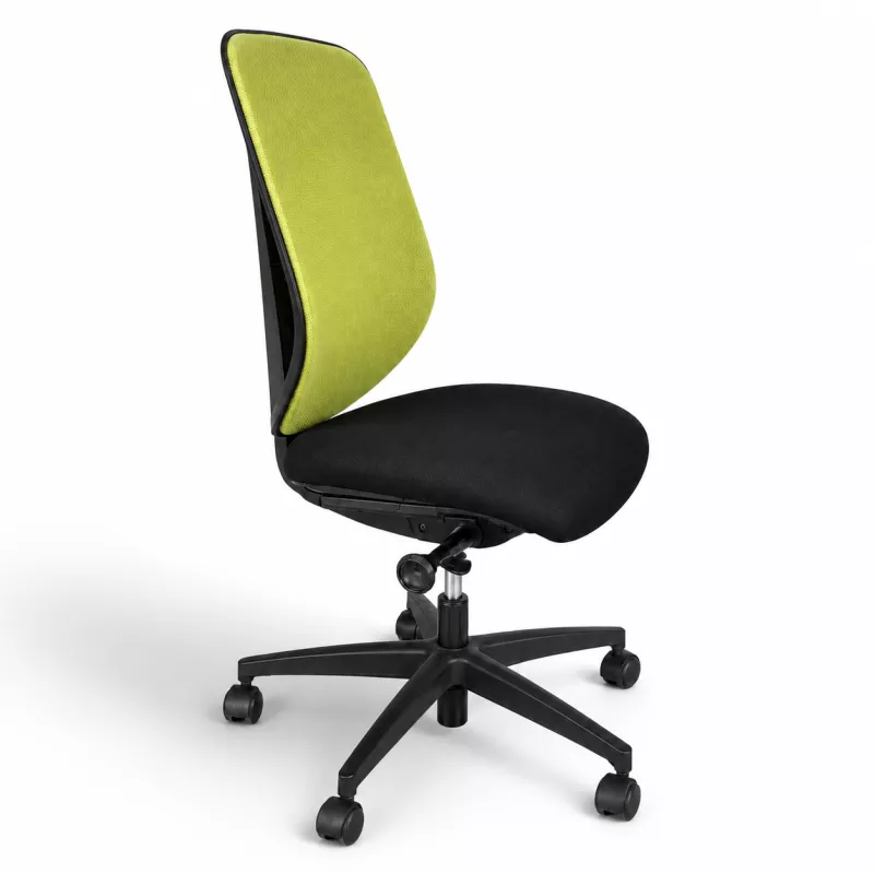 GIROFLEX 353-8029│Fauteuil ergonomique sans accoudoirs│Vert/Noir