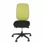GIROFLEX 353-8029│Fauteuil ergonomique sans accoudoirs│Vert/Noir