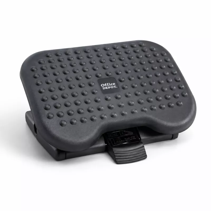 OFFICE DEPOT│Repose-pieds ergonomique réglable│Noir│L46 cm