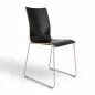 CHAIRIK│Chaise d'accueil/collectivité designer ERIK MAGNUSSEN│Noir