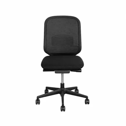 VITRA│MEDAPAL Mesh - Siège de travail avec soutien lombaire sans accoudoirs│Noir/Noir
