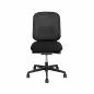 VITRA│MEDAPAL Mesh - Siège de travail avec soutien lombaire sans accoudoirs│Noir/Noir
