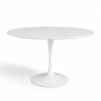 KNOLL TULIP │designer Eero Saarinen │Table ronde │Blanc